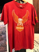 Early 80s Bikers Only Harley Davidson Tee Size- L LFDW
