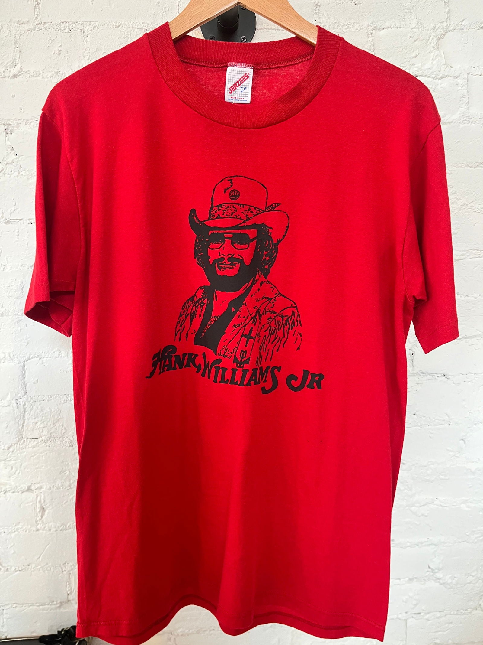 Late 80’s Hank Williams Jr Tee Size- L - LFDW
