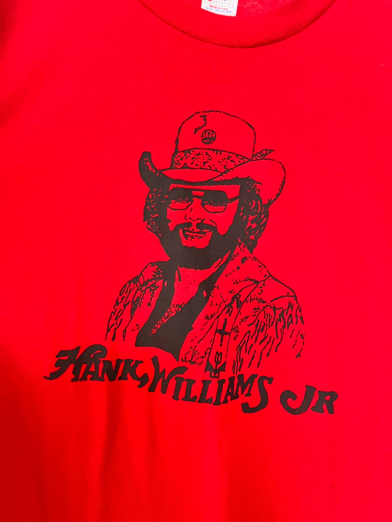 Late 80’s Hank Williams Jr Tee Size- L - LFDW
