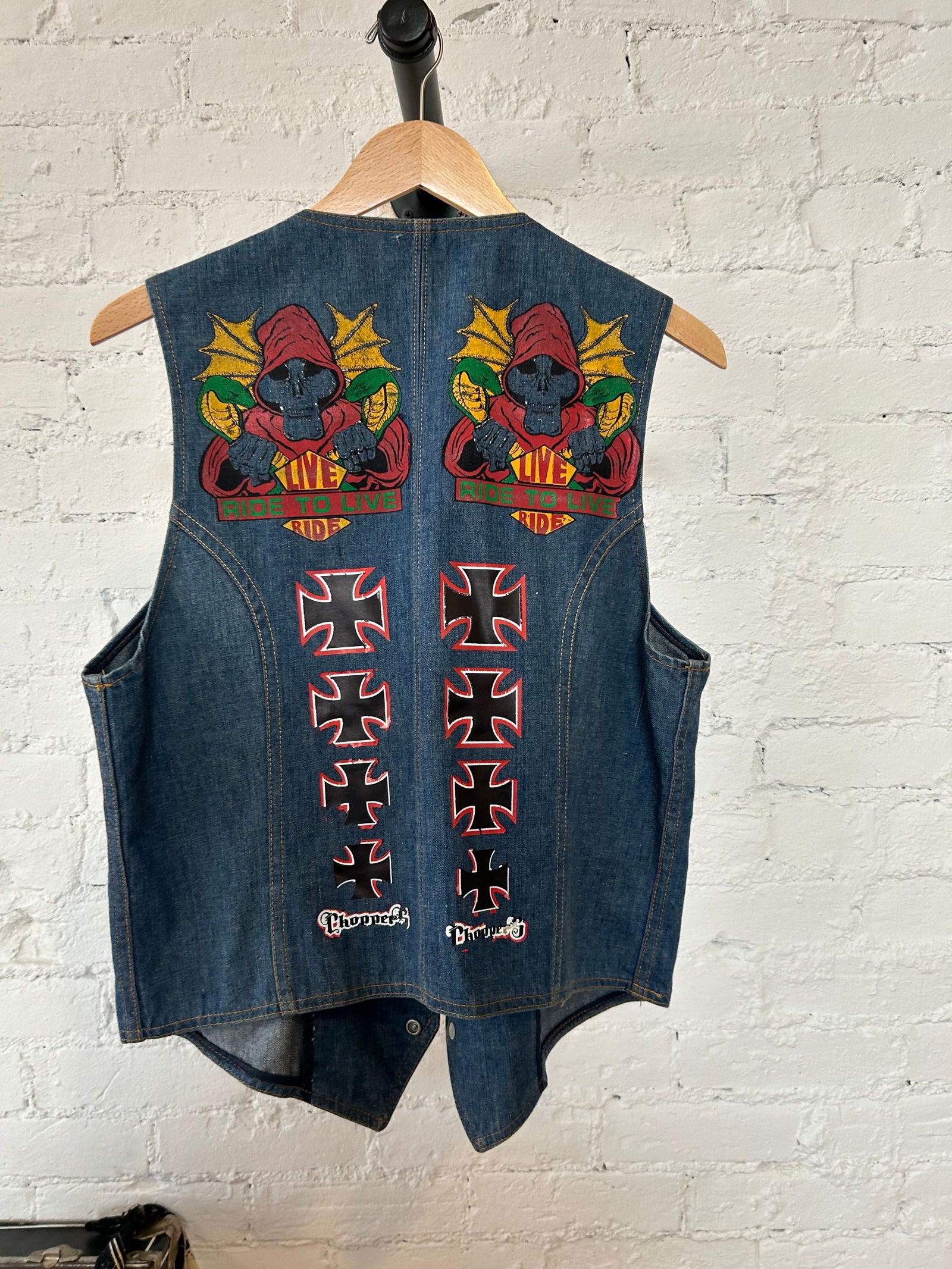 Lee Ride To Live Denim Vest Size - L - LFDW