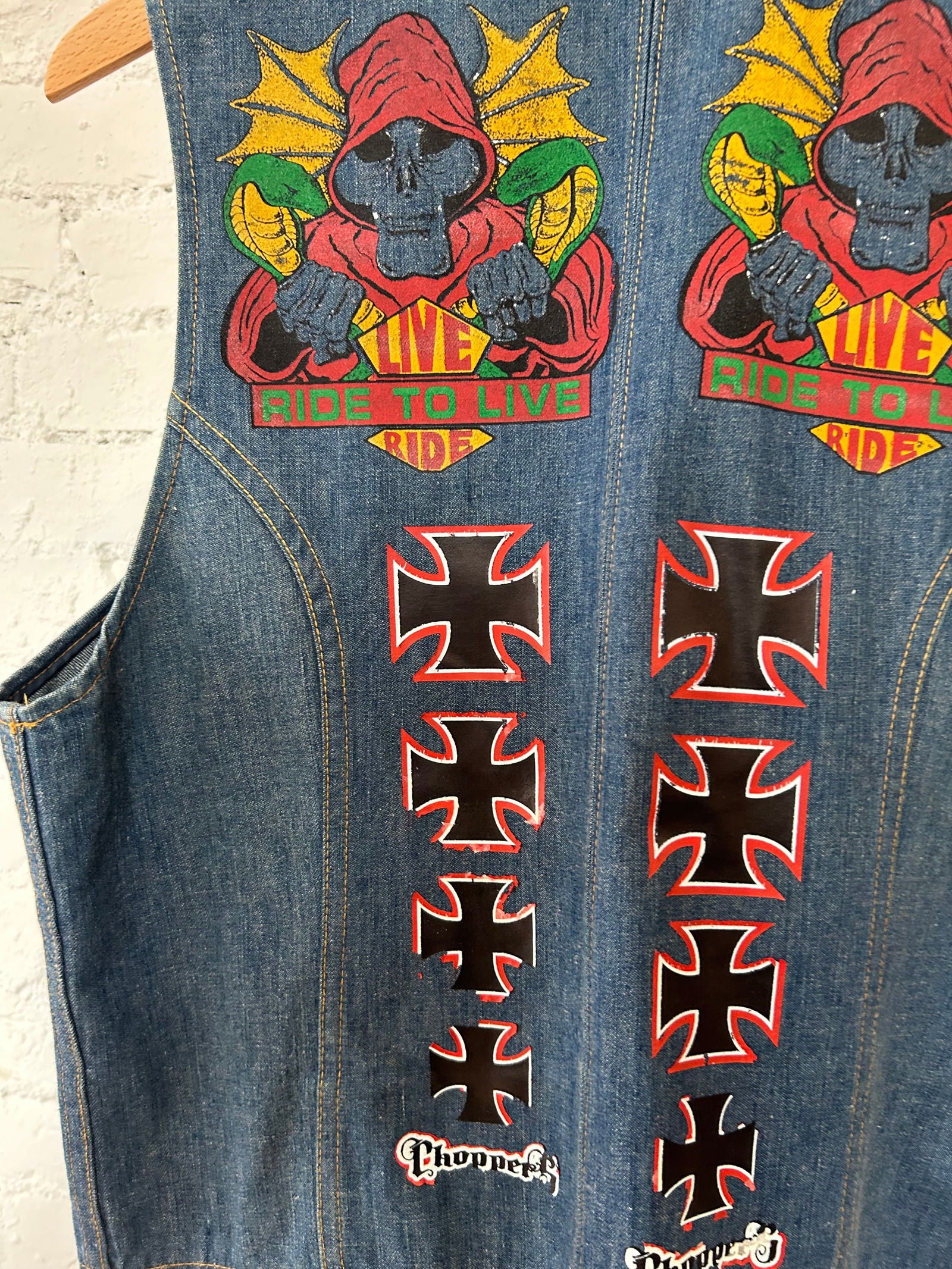 Lee Ride To Live Denim Vest Size - L - LFDW