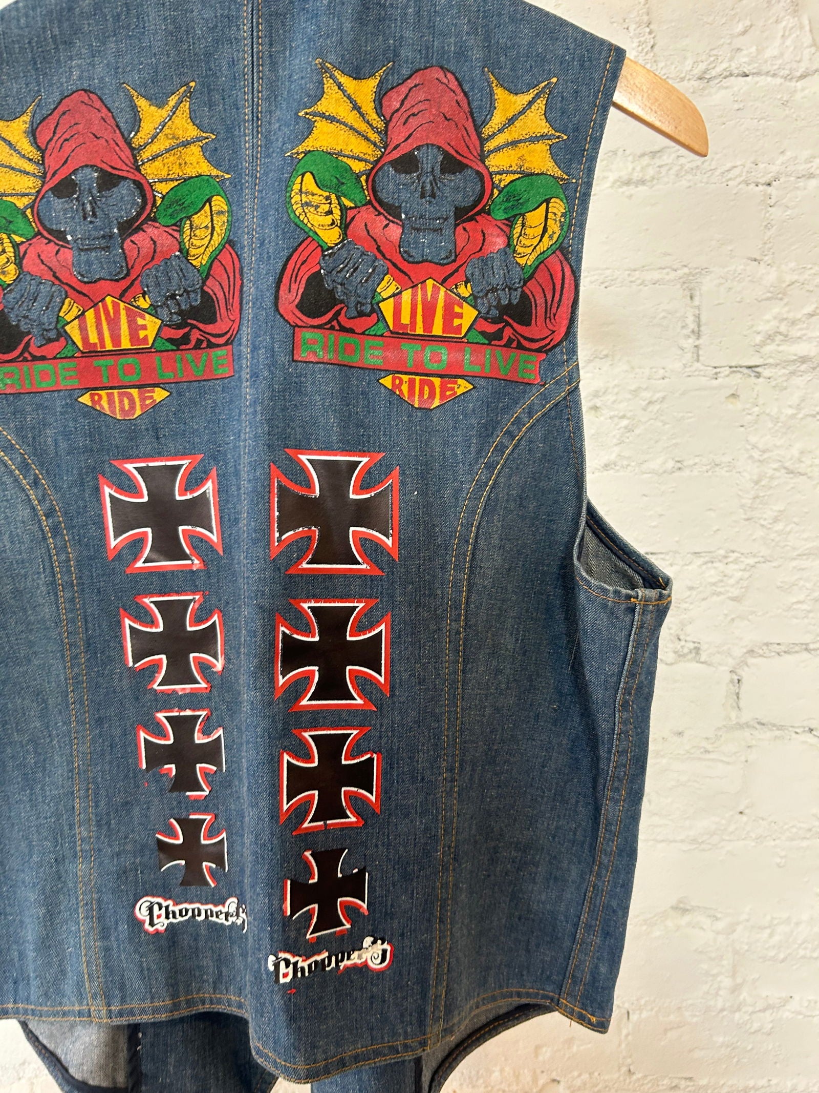 Lee Ride To Live Denim Vest Size - L - LFDW