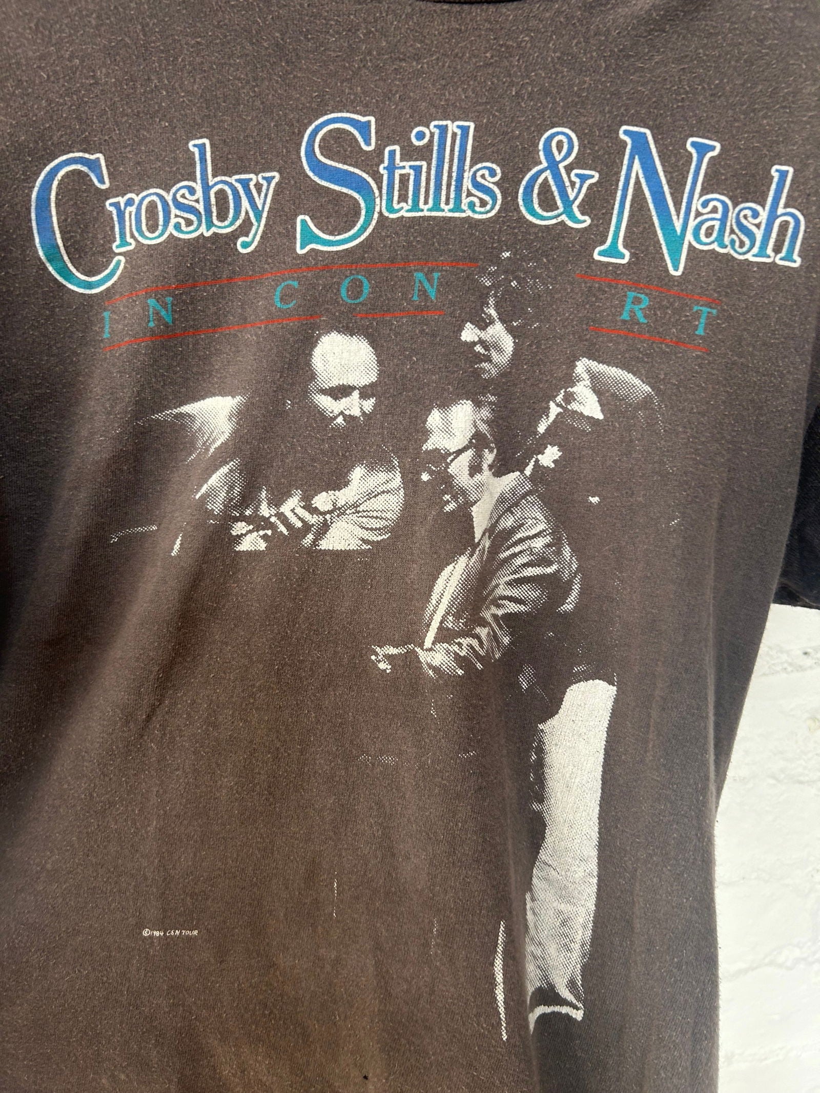 1984 Crosby, Stills, Nash Concert Tee Size - S/M - LFDW