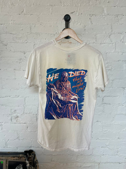 He Died Tee Size - S/M - LFDW