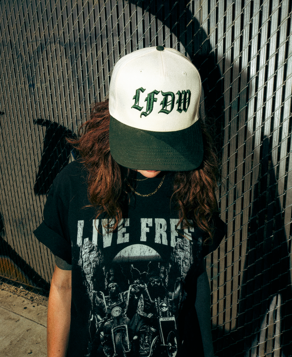 LFDW Embroidered SnapBack Hat Live Forever Die Whenever