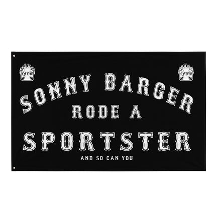 Sonny Rode A Sportster Flag - LFDW