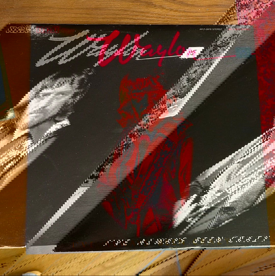 Waylon Jennings “I’ve Always Been Crazy” record - LFDW