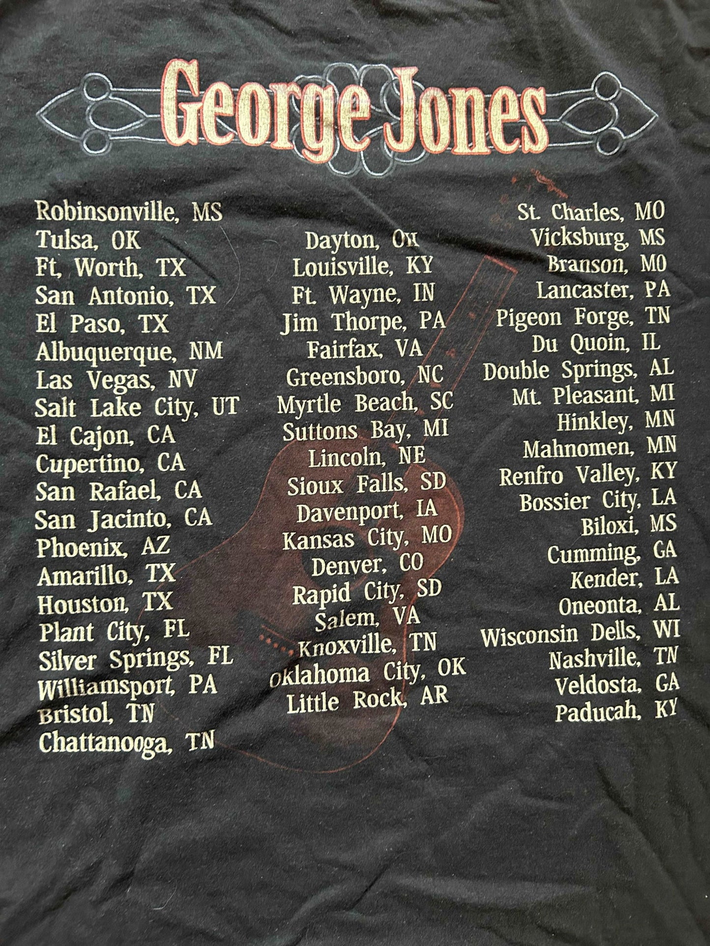 Y2K George Jones Tour Tee Size - L - LFDW