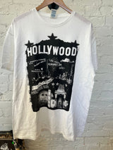 Y2K Graphic Hollywood Tee Size-XL - LFDW