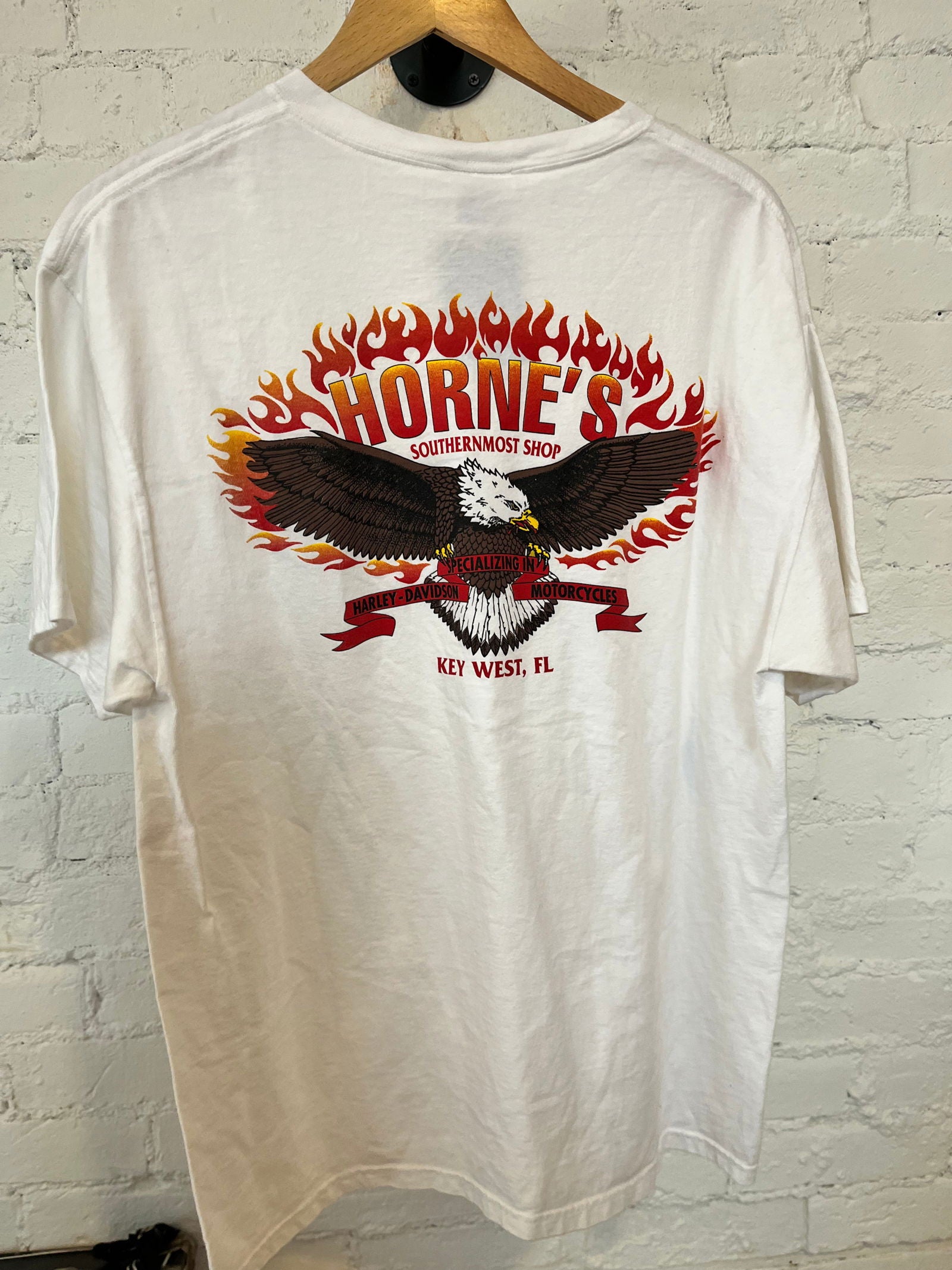 Y2K Horne’s Harley Davidson Tee Size- L - LFDW