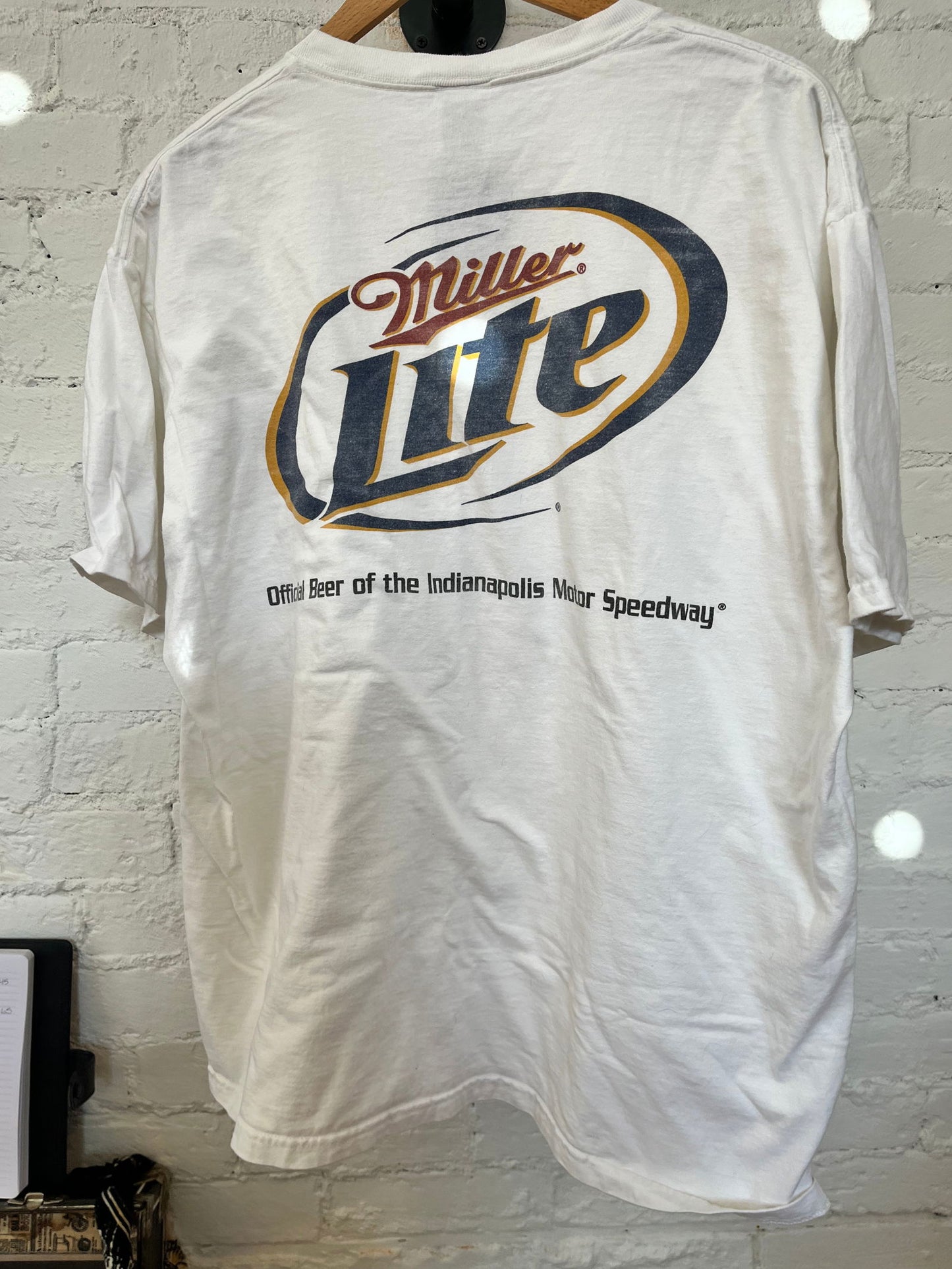 Y2K Miller Lite Indianapolis Speedway Tee Size- XL - LFDW