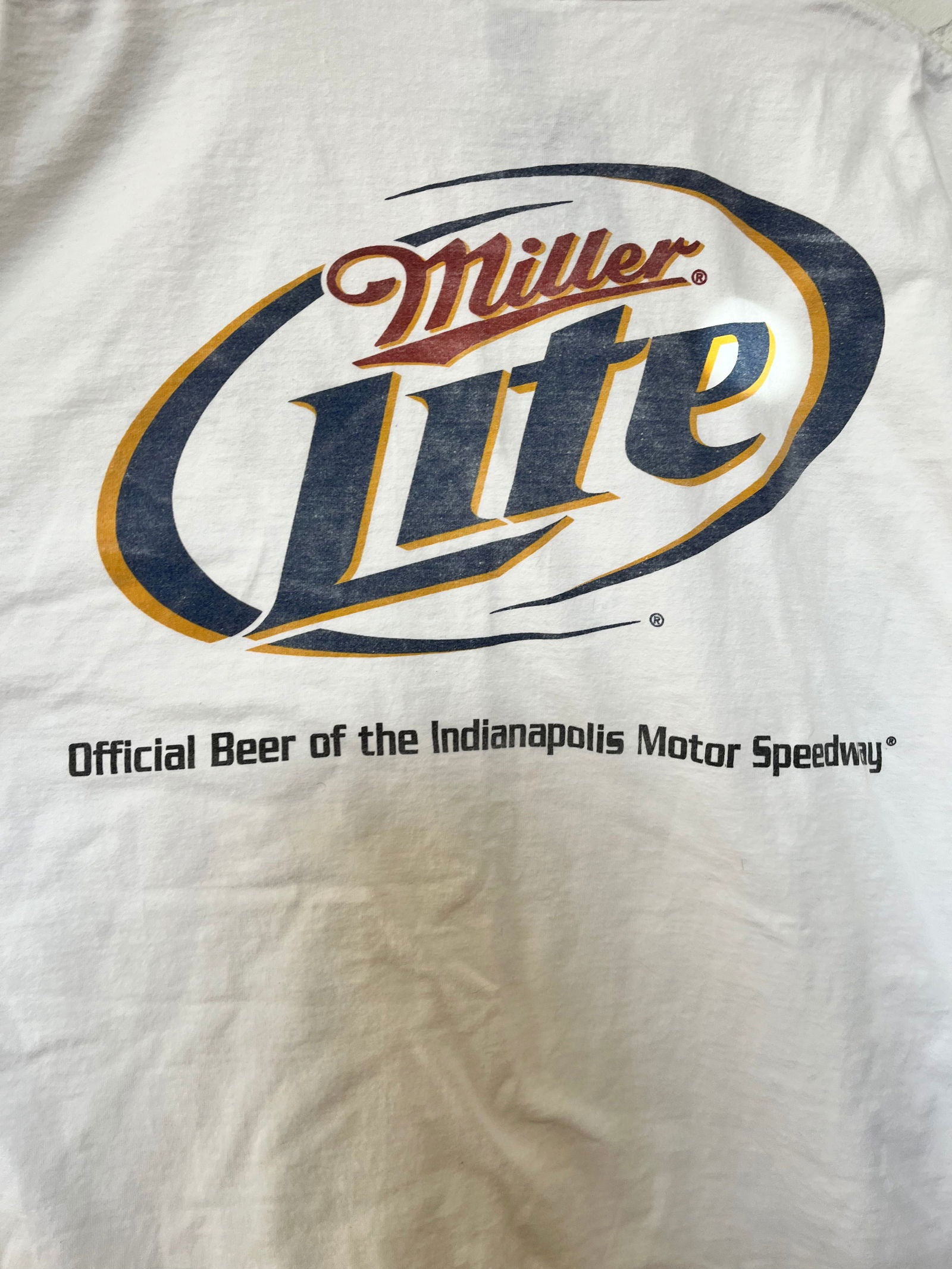 Y2K Miller Lite Indianapolis Speedway Tee Size- XL - LFDW