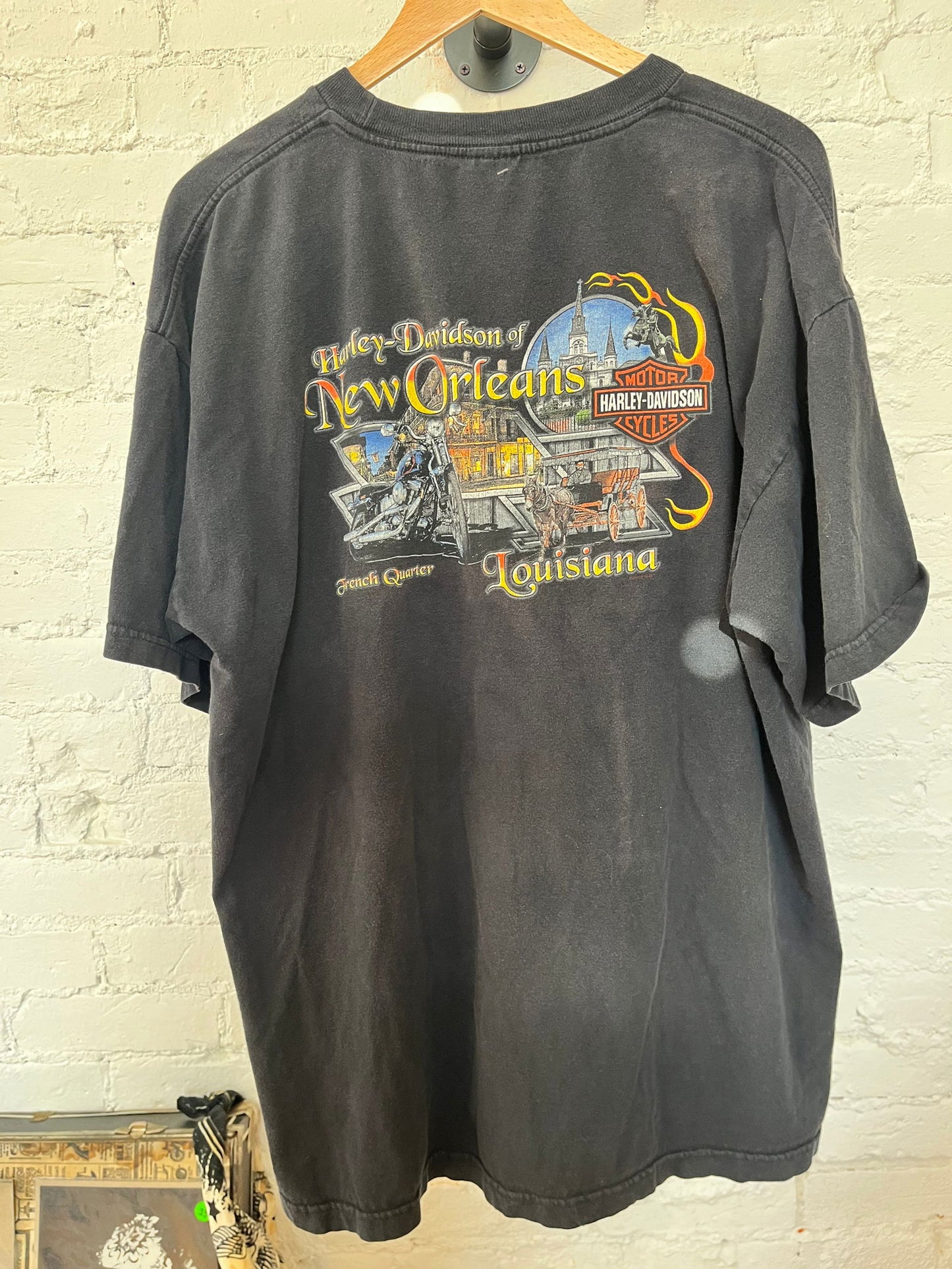 Y2K New Orleans Harley Davidson Tee Size- XL - LFDW