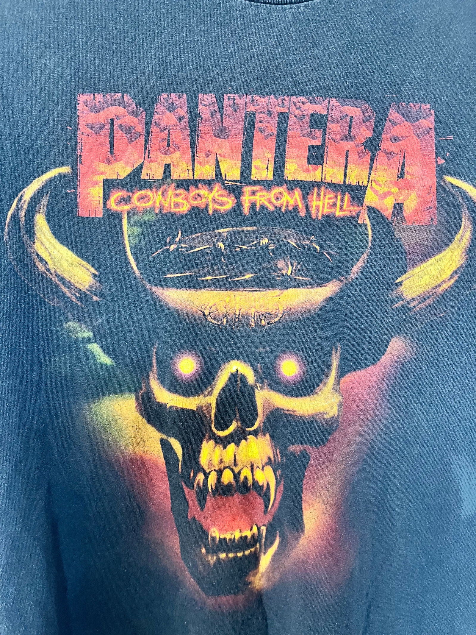 Y2K Pantera Cowboys From Hell Tee Size- S - LFDW