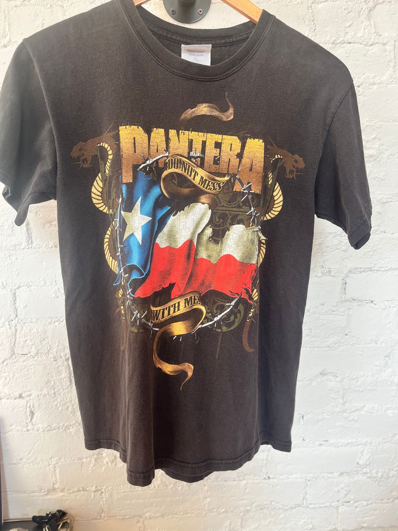 Y2K Pantera Don’t Mess With Texas Tee Size- S - LFDW