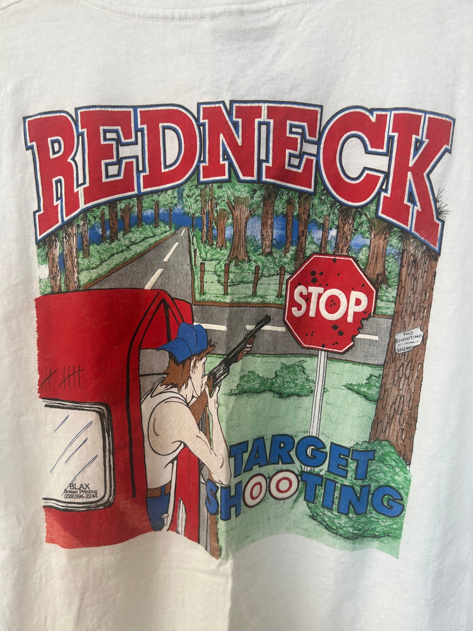 Y2K Redneck Target Shooting Tee Size XL - LFDW