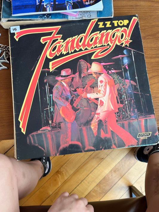 ZZ Top Fandango Record - LFDW