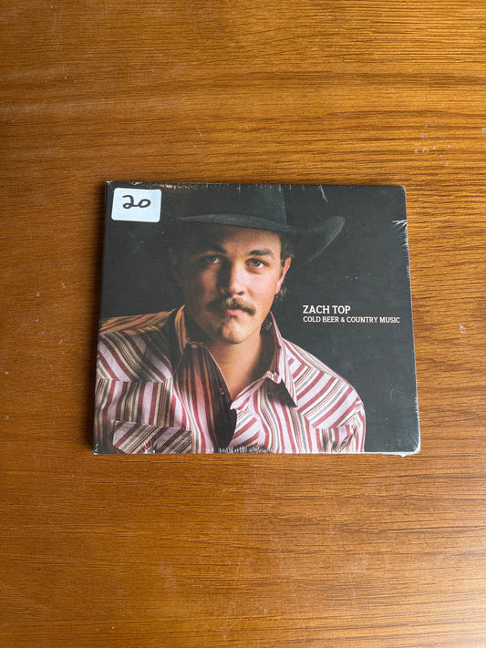 Zach Top Cold Beer And Country Music CD - LFDW