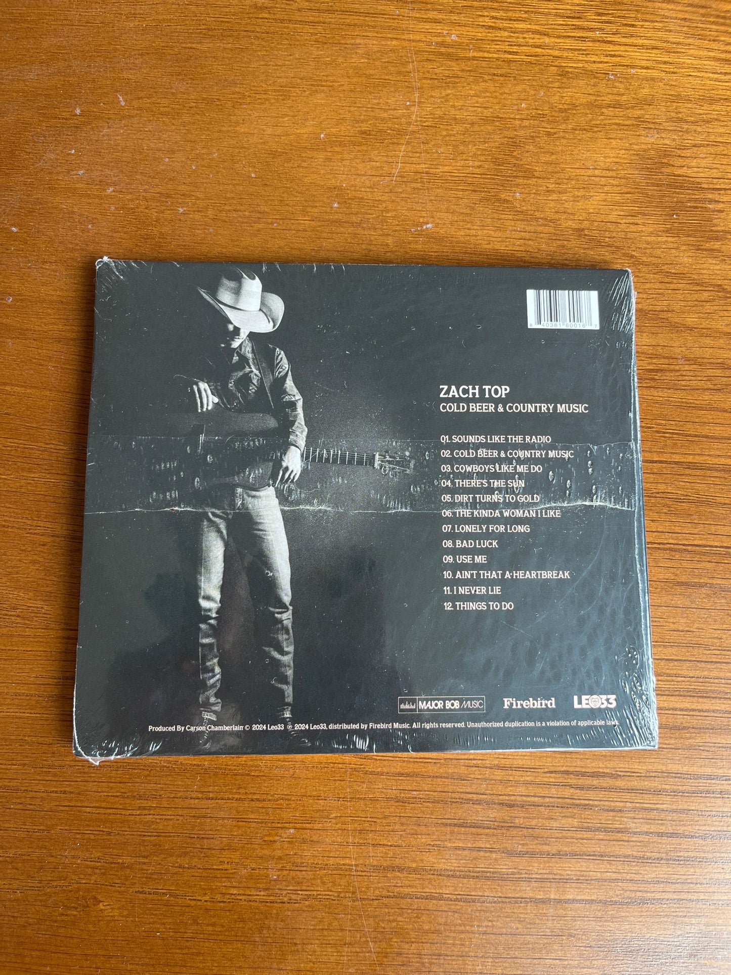 Zach Top Cold Beer And Country Music CD - LFDW
