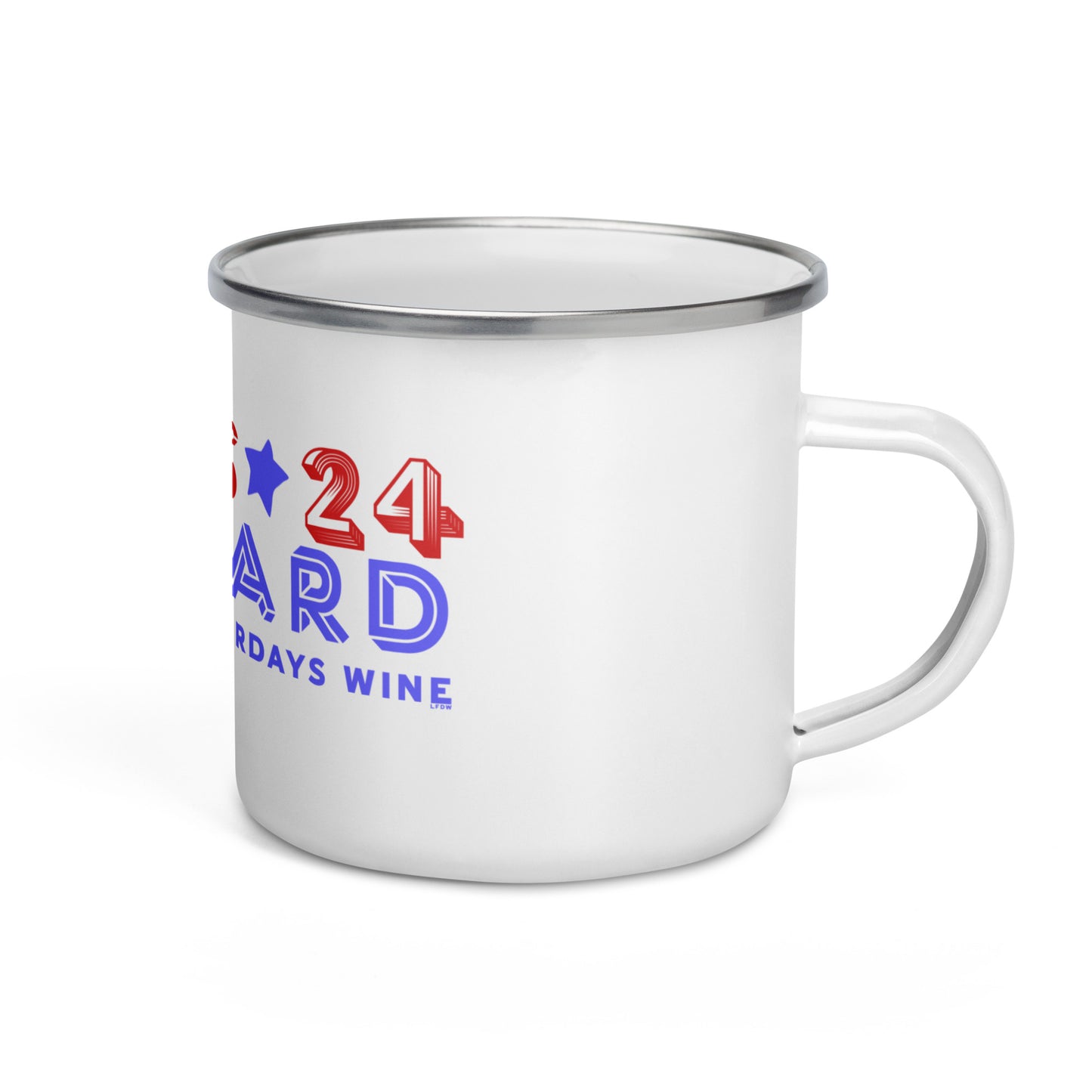 Jones/Haggard '24 Enamel Mug