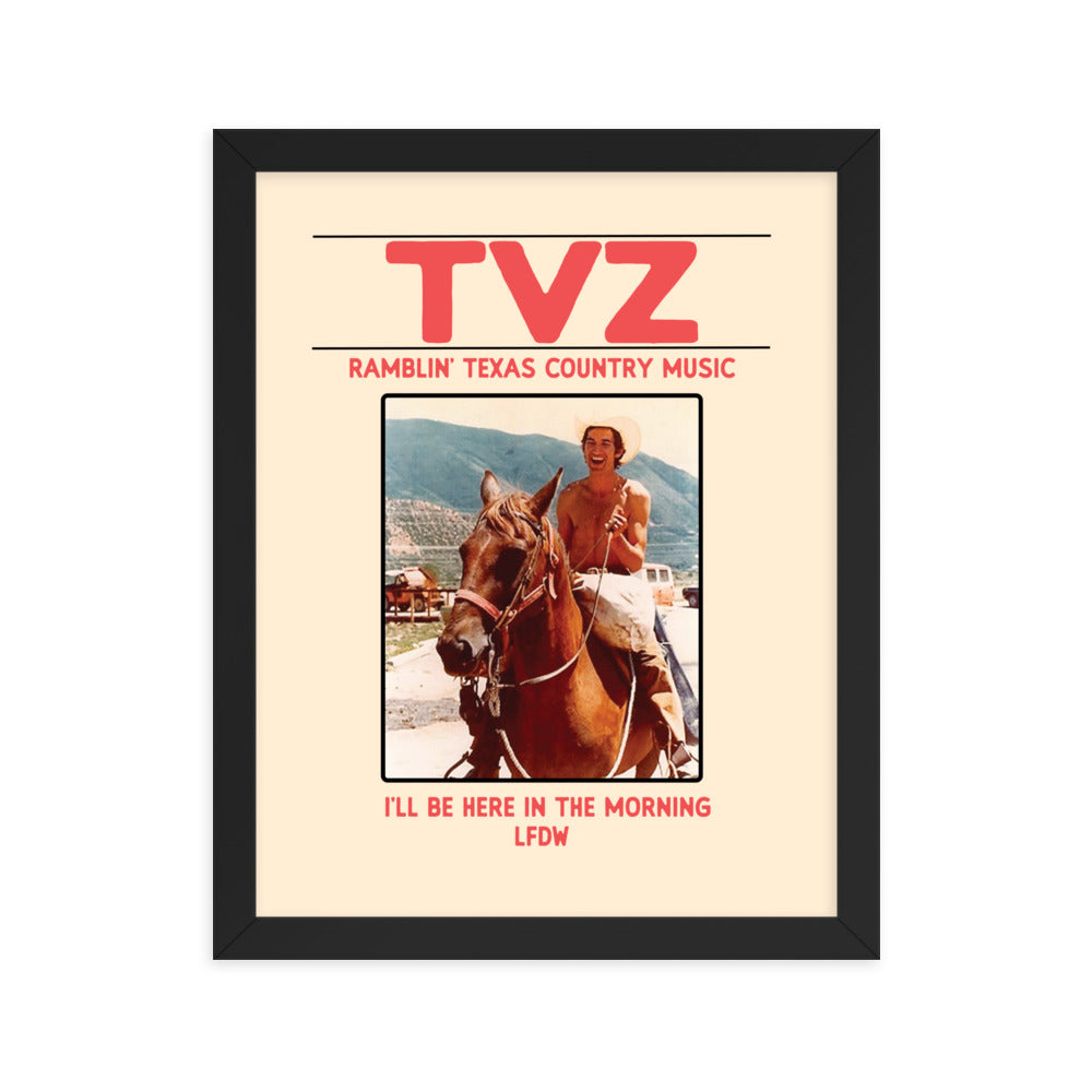TVZ Framed Poster