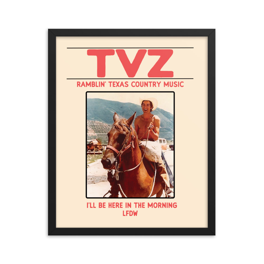 TVZ Framed Poster