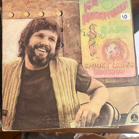 kris kristofferson and band spooky lady’s sideshow record - LFDW