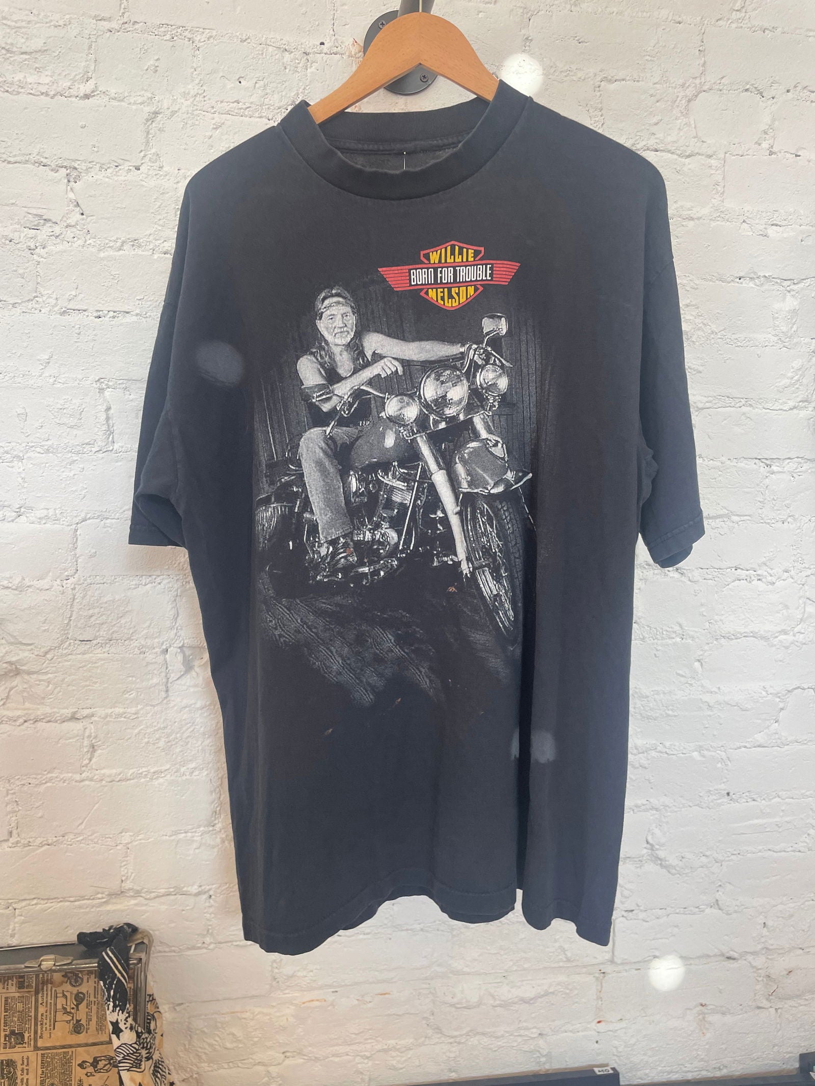 late 90’s Willie Nelson Born for Trouble tee - Size XL - LFDW