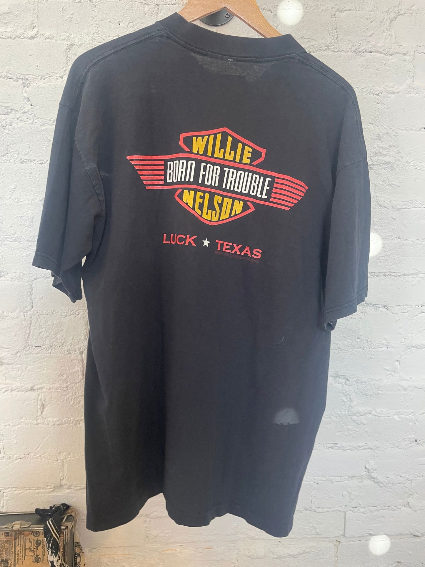 late 90’s Willie Nelson Born for Trouble tee - Size XL - LFDW