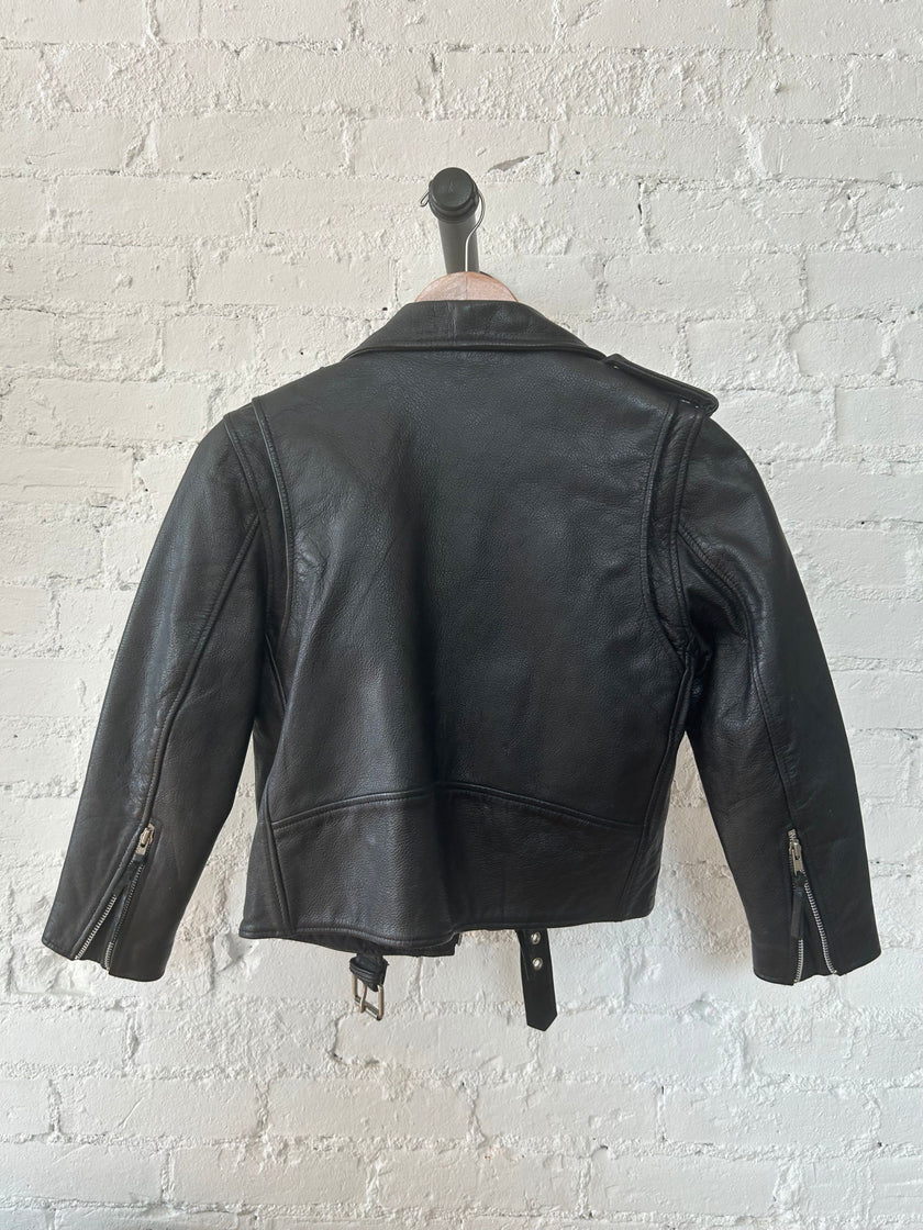 Vintage FMC Leather Jacket Size 14 small